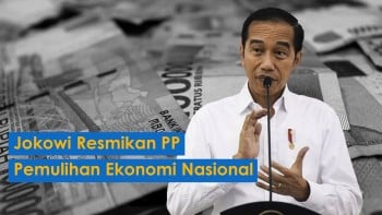Jokowi Luncurkan PP Pemulihan Ekonomi Nasional