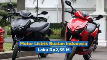 Motor Gesits Bertandatangan Presiden Jokowi Laku Rp2,55 Miliar