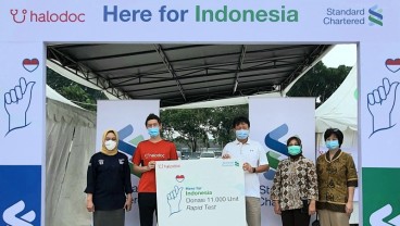 Standard Chartered Sediakan Rapid Test Covid-19 Rp3 Miliar Lewat Halodoc