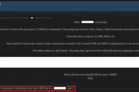 Database KPU Dibobol, Data Pribadi Pemilih Diobok-obok…