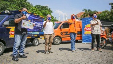 Dukung Penyaluran Donasi, Top 1 Indonesia Salurkan Bantuan untuk Perusahaan Logistik