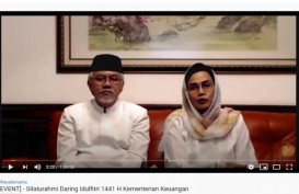 Rayakan Idulftri 2020, Sri Mulyani Gelar Halalbihalal Online dengan Jajaran Kemenkeu