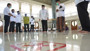 Jelang New Normal, Pemkab Tangerang Gelar Simulasi Pembukaan Masjid