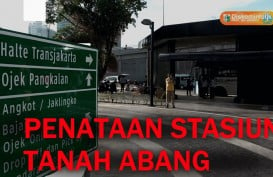 DKI Uji Coba Penataan Stasiun Tanah Abang, Senen dan Sudirman