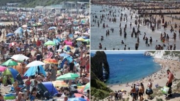 Wisatawan 'Serbu' Pantai, Dorset Dikhawatirkan Alami Gelombang Kedua Virus Corona