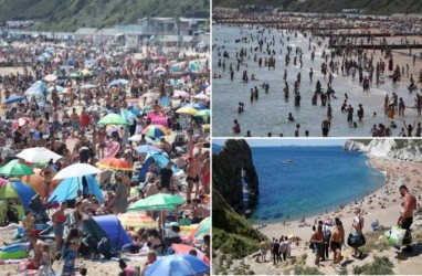 Wisatawan 'Serbu' Pantai, Dorset Dikhawatirkan Alami Gelombang Kedua Virus Corona