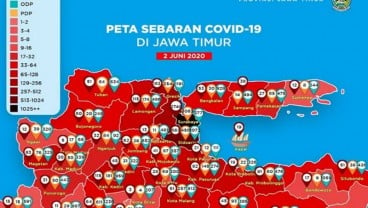 Hari Ini, Jumlah Pasien Sembuh Covid-19 di Jawa Timur Lebih Banyak dari Kasus Baru