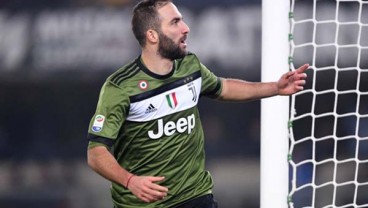 Semifinal Coppa Italia, Striker Juventus Higuain Absen vs Milan