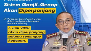 PSBB TRANSISI: Polda Metro Jaya Tiadakan Ganjil-Genap, Pemprov DKI Malah Berlakukan untuk Motor