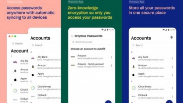 Dropbox Luncurkan Aplikasi Khusus Pengelola Password