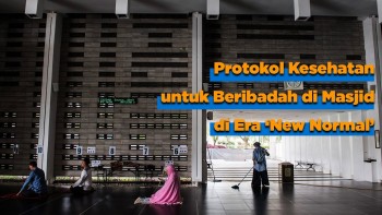 Protokol Kesehatan untuk Beribadah di Masjid di Era New Normal