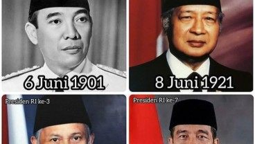 4 Dari 7 Presiden RI Lahir di Bulan Juni