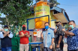 Tim Satgas BUMN Sumatra Barat Salurkan Bantuan 200 Wastafel