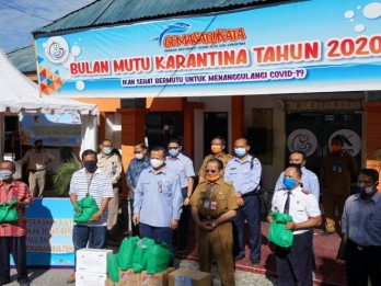Bea Cukai Pantoloan Kawal Launching Ekspor Perdana Hasil Perikanan Sulawesi Tengah