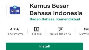 KBBI Online Versi Android Diperbaharui, Ada 1.011 Entri Baru