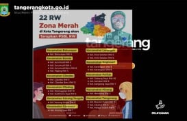 Keluar Masuk 22 RW Zona Merah Kota Tangerang harus Bersurat Pengantar, Ini Daftarnya