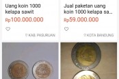 Sedang Viral, Uang Koin Rp1.000 Kelapa Sawit Dijual Ratusan Juta 