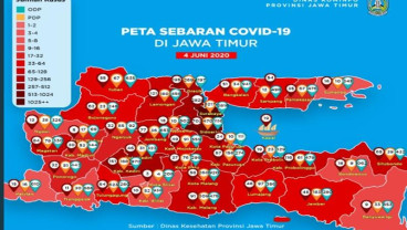 WABAH COVID-19 : Kasus Jatim Bisa Lampaui Jakarta