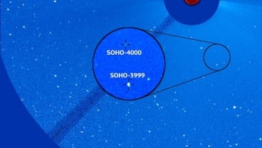 Soho Temukan Komet ke 4.000