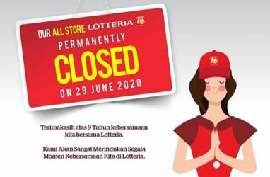 Lotteria Tutup Seluruh Gerai Permanen Akhir Bulan Ini