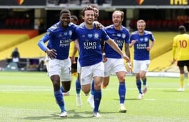 Hasil Liga Inggris : Ditahan Leicester, Watford Terancam Degradasi