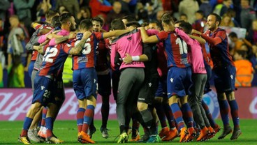 Hasil La Liga : Dihajar Levante, Espanyol Terpuruk di Dasar Klasemen