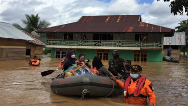 Banjir Konawe Utara, 1.965 Penduduk Mengungsi