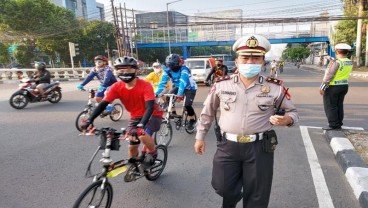 600 Orang di Kawasan CFD Jakarta di-Rapid Test, Polri: Semuanya Negatif Corona