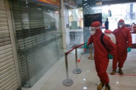 PSBB Jakarta: 87 Personel Damkar Jaksel Disinfektan…