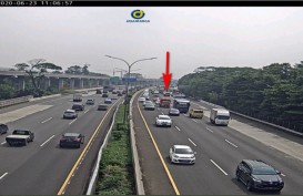 Ada Truk Mogok dan Proyek di Cipayung, Tol ke Arah Bogor Tersendat di KM 9