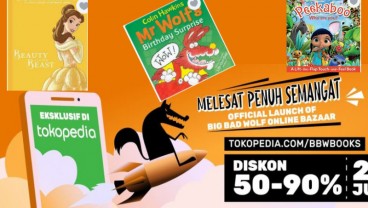 Big Bad Wolf Digelar Secara Daring, Gandeng Tokopedia