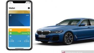 BMW Seri 5 Bisa Dihidupkan Otomatis Memakai iPhone 