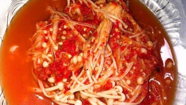 Lagi Viral, Begini Lho Resep Jamur Enoki Pedas