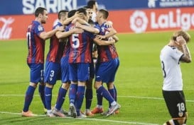 Hasil Liga Spanyol: Eibar Kalahkan Valencia Berkat Gol Bunuh Diri