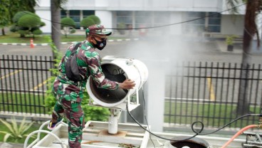 Lakukan Penyemprotan Disinfektan, Pemkot Makassar Kerahkan 3.000 Personel