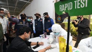 Gugus Tugas Jabar Rilis 15 dari 857 Penumpang KRL Bodebek Reaktif Rapid Test