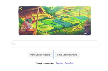 Google Doodle Tampilkan Subak atau Sistem Irigasi Bali, Kenapa?