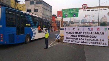 Underpass Senen Ditutup Sementara Selama 1 Bulan