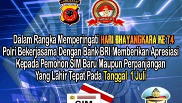 HUT Bhayangkara ke-74, Ribuan Warga Ikut Program SIM Gratis