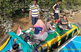 Perahu Motor Terbalik di Kalimantan Utara, Belasan Penumpang Selamat