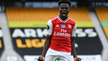 Cetak Gol Pertamanya untuk Arsenal, Ini Janji Bukayo Saka