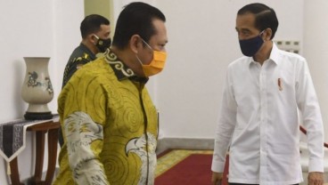 Bertemu Jokowi, Pimpinan MPR Bahas RUU HIP