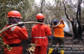Sekitar 12 Kompi Personel TNI Siap Padamkan Kebakaran Hutan di Sumsel