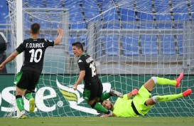 Hasil Liga Italia: Kejutan, Sassuolo Bekuk Lazio di Olimpico