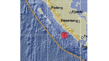 Gempa M 5.0 Guncang Bengkulu, Tak Berpotensi Tsunami