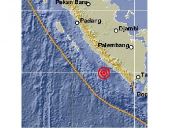 Gempa M 5.0 Guncang Bengkulu, Tak Berpotensi Tsunami