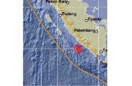 Gempa M 5.0 Guncang Bengkulu, Tak Berpotensi Tsunami