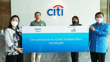 Citi Foundation Salurkan Donasi Untuk Penanganan Covid-19 Senilai Rp 2 miliar