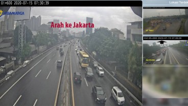 Ada Kecelakaan di Tol Tomang Arah Kemanggisan, Lalu Lintas Padat