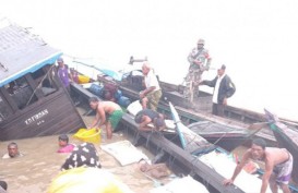 Kapal Pengangkut Sembako Tenggelam di Indragiri Hilir, Riau